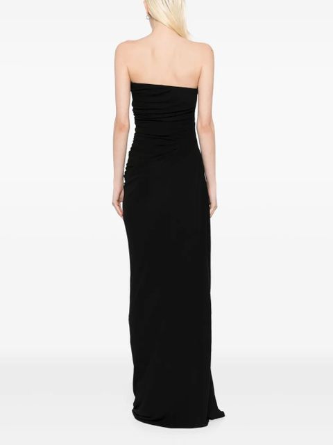 Christopher Esber Odessa arced strapless gown dress - Black