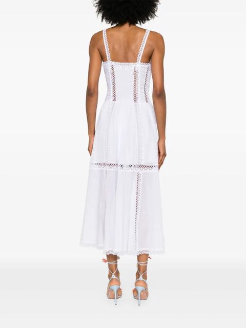 Charo Ruiz Ibiza Dafelle midi dress - White