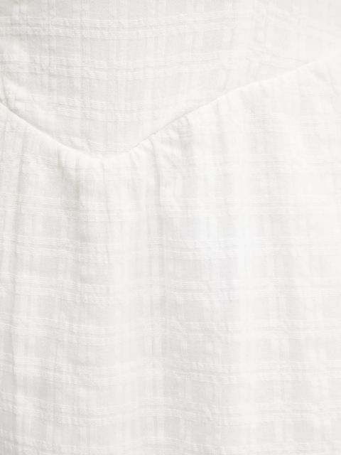 Hollister Co. sukienka bawełniana kolor biały mini rozkloszowana KI359-5251