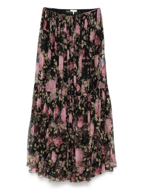 Chloé floral-printed skirt - Black - zdjęcie produktu nr 1