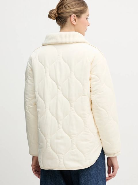 United Colors of Benetton kurtka kolor beżowy zimowa 2R1VDN08J