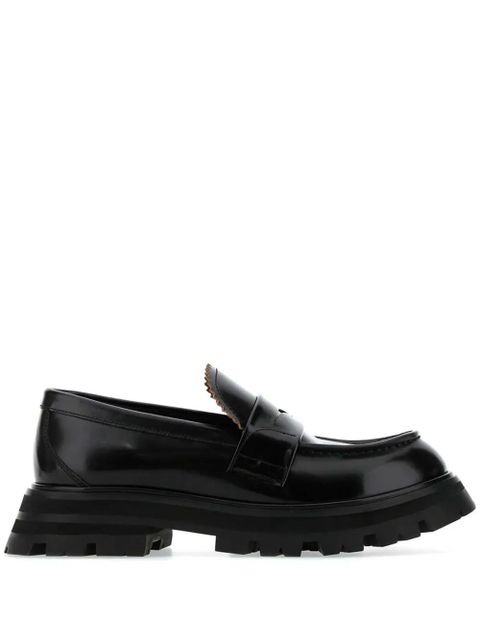 Alexander McQueen Wander leather loafers - Black - zdjęcie produktu nr 1