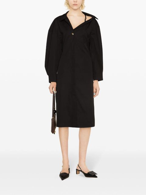 Jacquemus La Robe Chemise shirt dress - Black - zdjęcie produktu nr 2