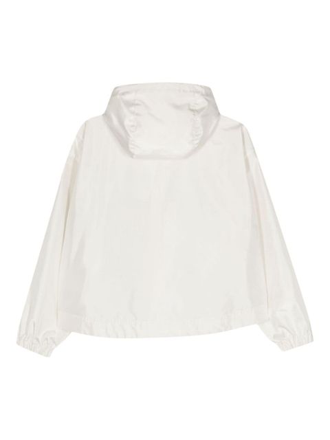 Moncler logo-appliqué hooded jacket - Neutrals - zdjęcie produktu nr 2