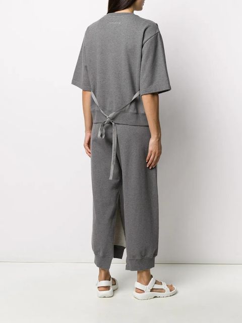 MM6 Maison Margiela layered top - Grey
