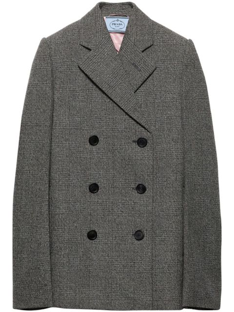 Prada Prince of Wales checked blazer - Grey - zdjęcie produktu nr 1