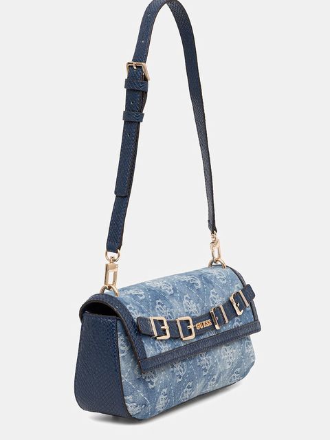 Guess torebka bagietka damska jeansowa DOVIE - zdjęcie produktu nr 1