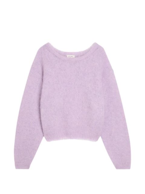 American Vintage boat-neck sweater - Purple - zdjęcie produktu nr 1