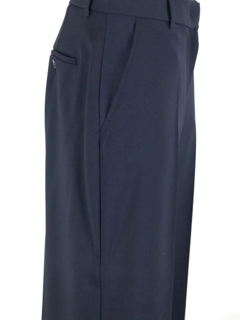 Max Mara front-pleated trousers - Blue