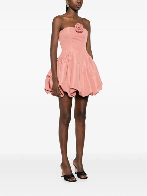 Cult Gaia floral bubble mini dress - Pink