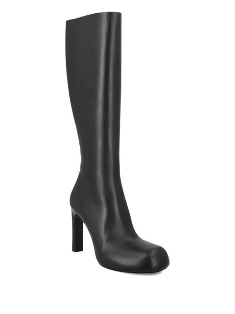 Balenciaga 80mm square-toe logo-plaque boots - Black - zdjęcie produktu nr 2