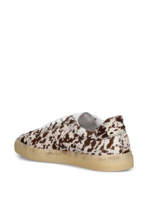 Copenhagen patterned lace-up sneakers - White