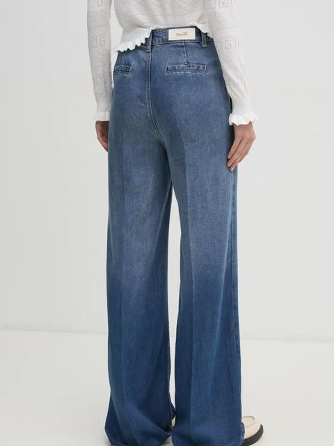 Gaudi jeansy damskie kolor niebieski 511BD26016