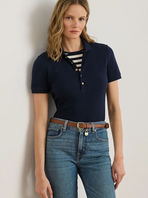 Lauren Ralph Lauren polo damski kolor granatowy 200679219 - zdjęcie produktu nr 1