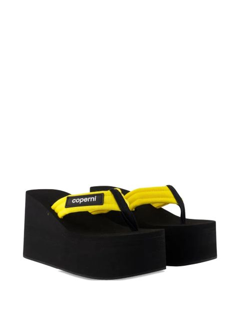 Coperni platform wedges sandals - Yellow - zdjęcie produktu nr 2