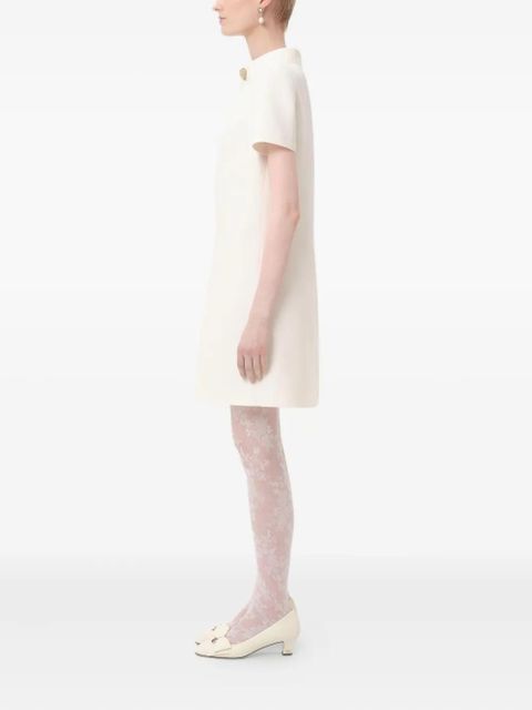 Valentino Garavani heart-detail mini dress - White