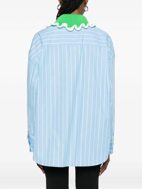 Essentiel Antwerp striped collar shirt - Blue