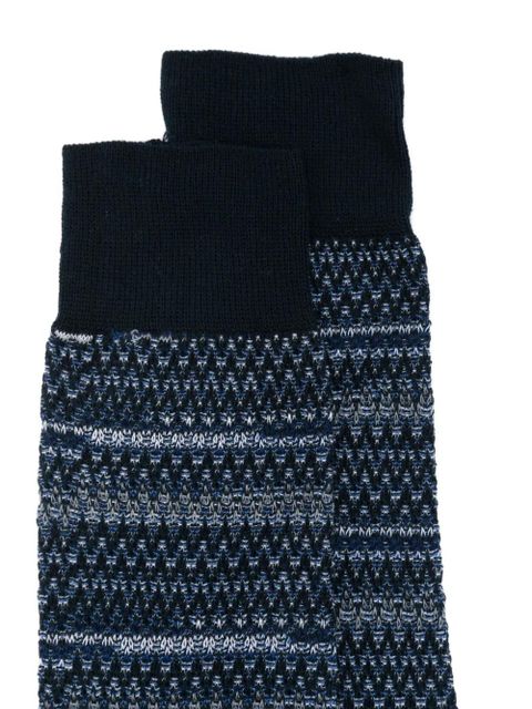 Missoni zigzag knee-high socks - Blue - zdjęcie produktu nr 2