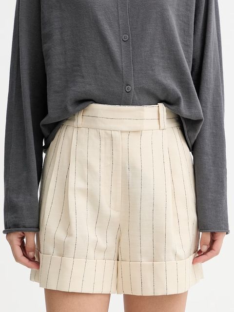 rag & bone szorty damskie z lnem Neila - zdjęcie produktu nr 1