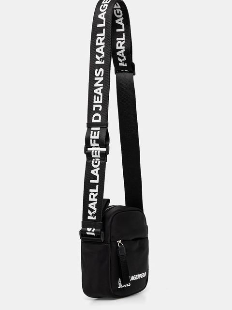 Karl Lagerfeld Jeans saszetka kolor czarny A1M30337 - zdjęcie produktu nr 2
