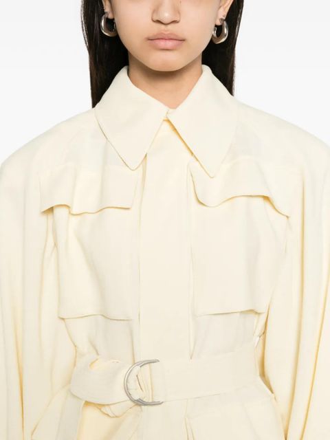 WARDROBE.NYC Safari belted jacket - Yellow