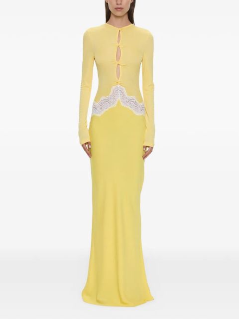 Christopher Esber open twist maxi dress - Yellow - zdjęcie produktu nr 1