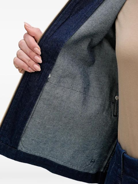 Barbour Saima zip-up denim jacket - Blue