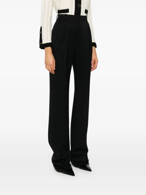 Saint Laurent high-waisted trousers - Black