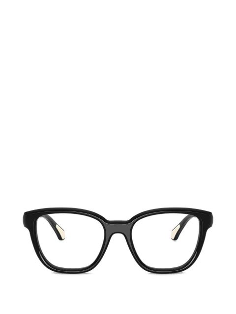 Moncler Eyewear geometric-frame glasses - Black - zdjęcie produktu nr 1