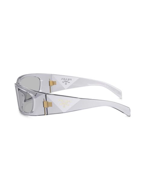 Prada Eyewear transparent rectangle sunglasses - Grey