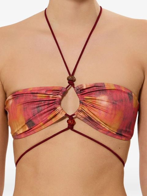 ISABEL MARANT Analia bikini top - Orange