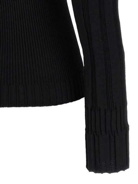 Balmain three-buttons sweater - Black