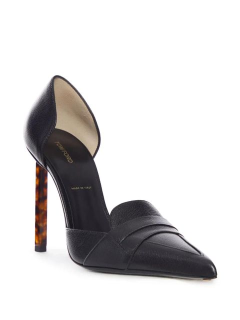 TOM FORD d'Orsay leather pumps - Black - zdjęcie produktu nr 2