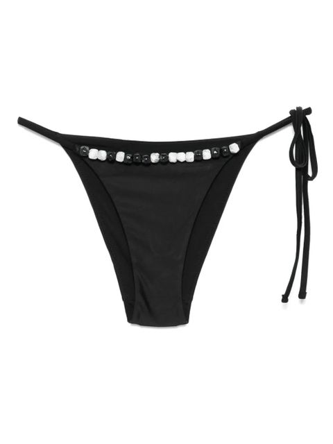 SIR. bead-embellished bikini briefs - Black - zdjęcie produktu nr 1