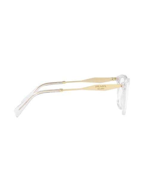 Prada Eyewear geometric-frame glasses - White