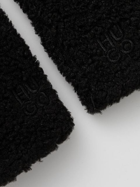 HUGO rękawiczki damskie kolor czarny 50548780 - zdjęcie produktu nr 2