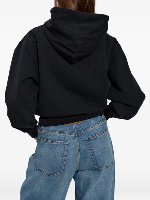 Alexander Wang zip-up hoodie - Black