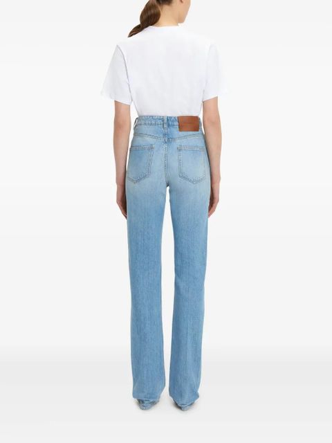 Victoria Beckham Julia high-rise straight leg jeans - Blue