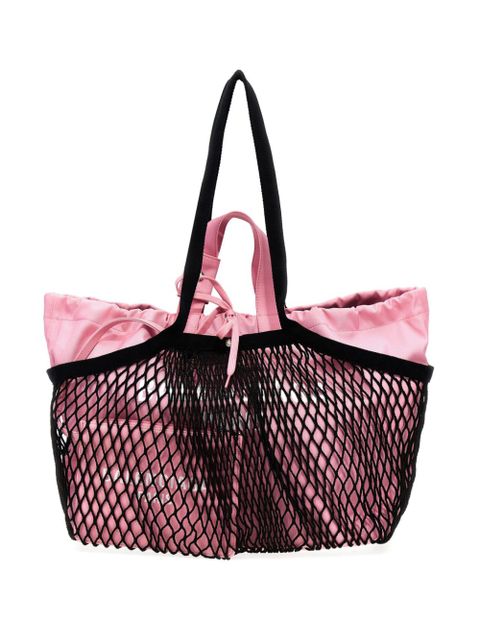 Balenciaga small 24/7 layered mesh tote bag - Pink - zdjęcie produktu nr 1