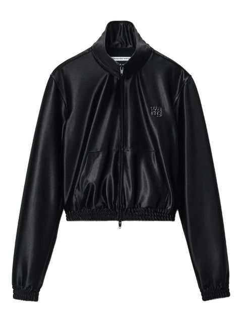 Alexander Wang satin track jacket - Black - zdjęcie produktu nr 1