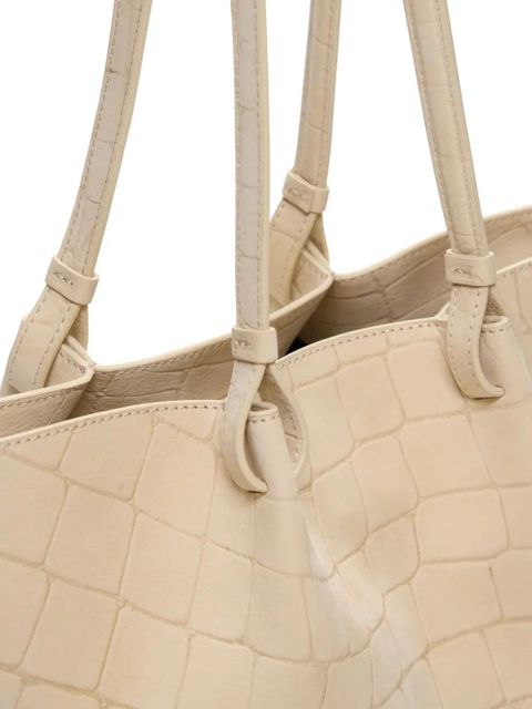 LouLou de Saison circular textured shoulder bag - Neutrals - zdjęcie produktu nr 2