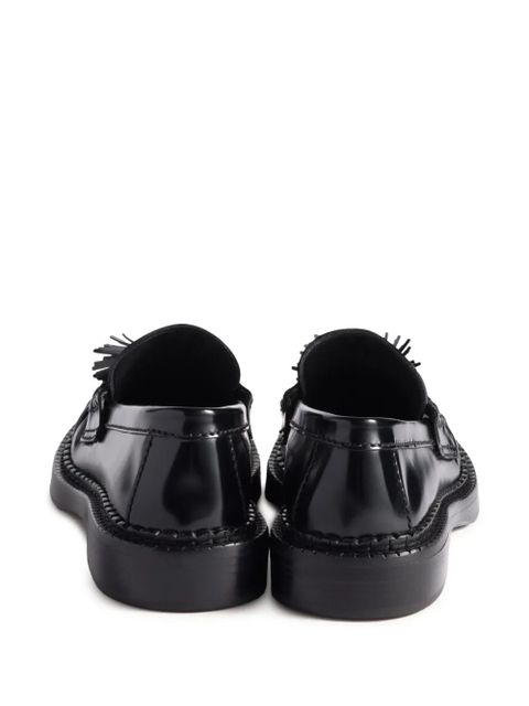 Miu Miu tassel-embellished loafers - Black