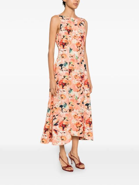 Ulla Johnson Georgia floral-print midi dress - Pink