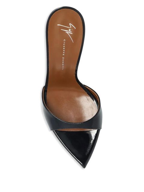 Giuseppe Zanotti 90mm Intriigo mules - Black