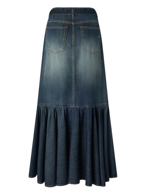 PINKO ruffled midi skirt - Blue - zdjęcie produktu nr 2