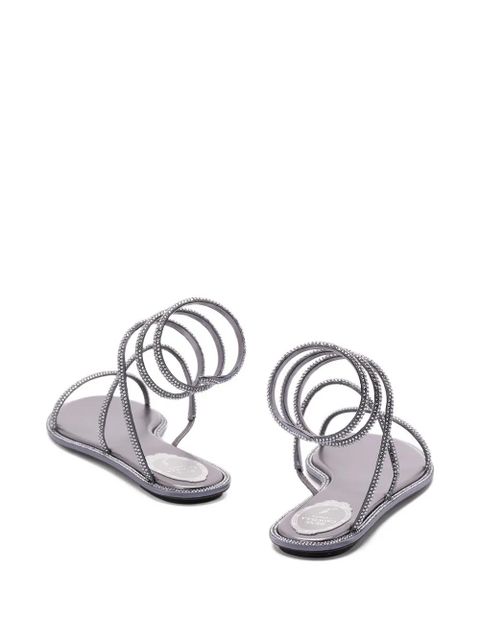 René Caovilla spiral-detail sandals - Grey