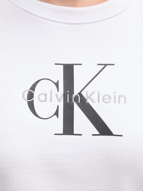 Calvin Klein Jeans bluza damska kolor biały LV047B234G