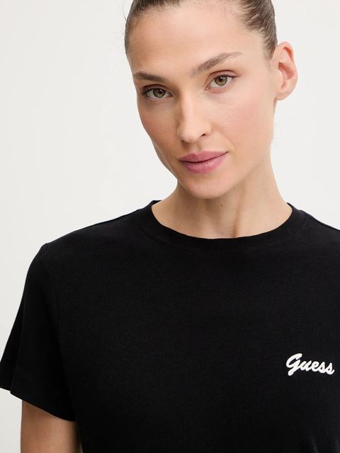 Guess t-shirt ALBA damski kolor czarny V5BI17 KCBF1