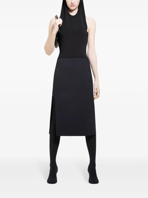 Courrèges Illusion hooded bodysuit - Black - zdjęcie produktu nr 2