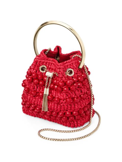 Jimmy Choo Bon Bon bucket bag - Red